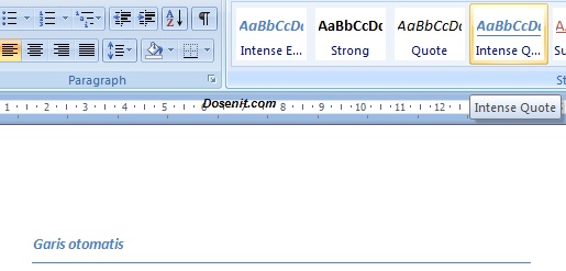 11 Cara Membuat Garis Di Microsoft Word Dengan Mudah Dosenit Com