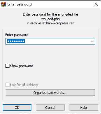 enter password 2