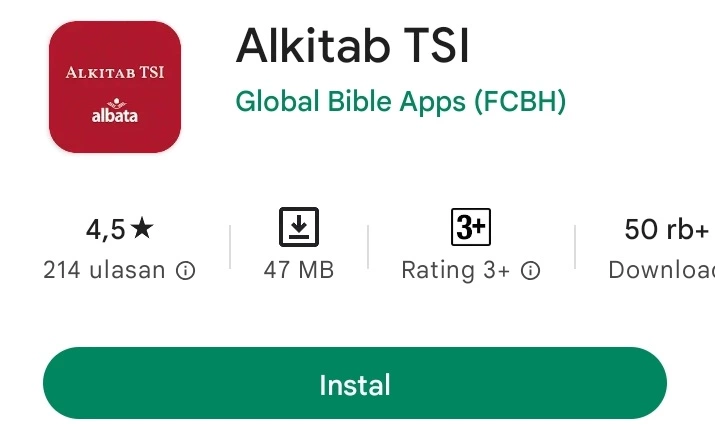 Aplikasi Alkitab TSI