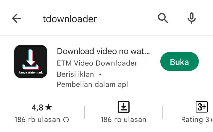 Aplikasi TDownloader