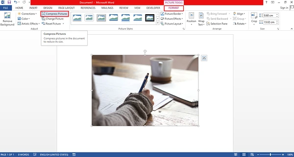  Kompres gambar di Microsoft Word
