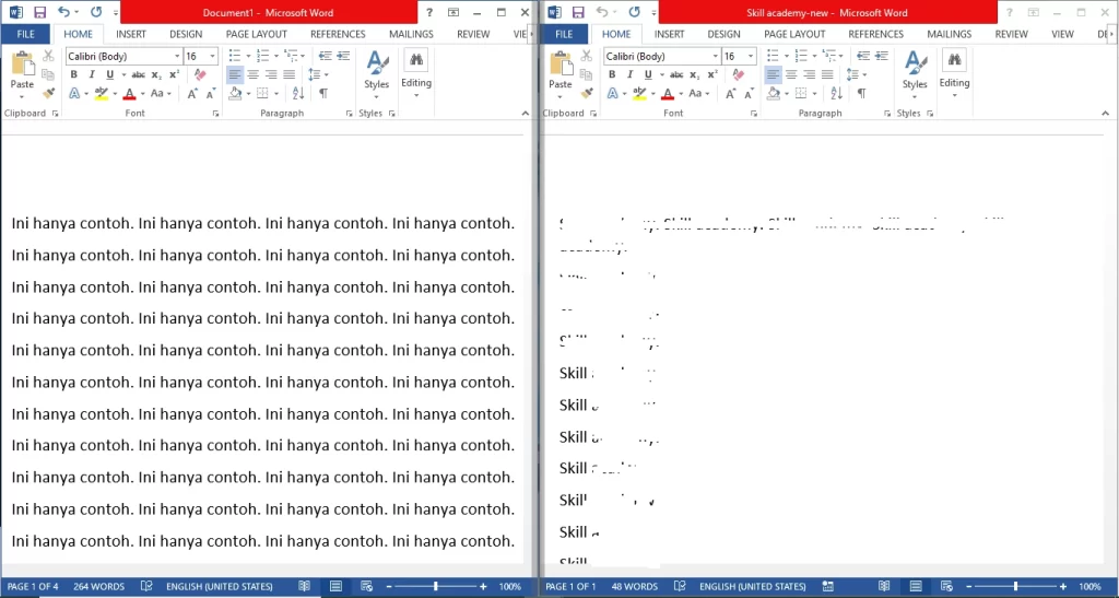 Menggabungkan 2 file di Microsoft Word