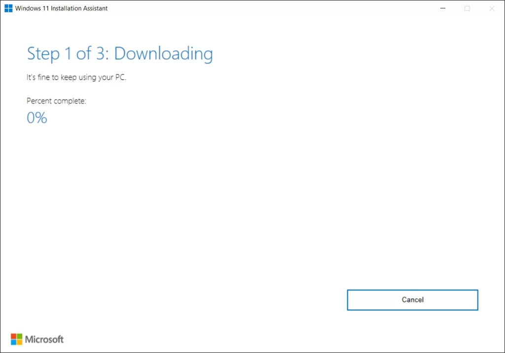 Tiga Tahapan instalasi Windows 11