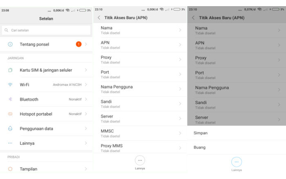Cara Setting APN Telkomsel di Android