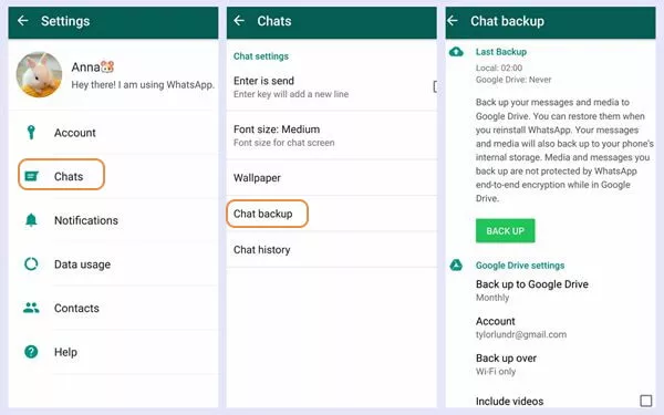 Cara Backup Kontak WhatsApp Menggunakan Google Drive