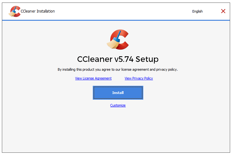 CCleaner Installation